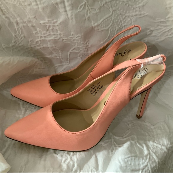 Penny Loves Kenny Shoes - CORAL SLING BACK PUMPS